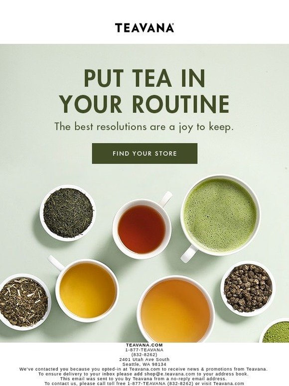 Make Tea Your Resolution