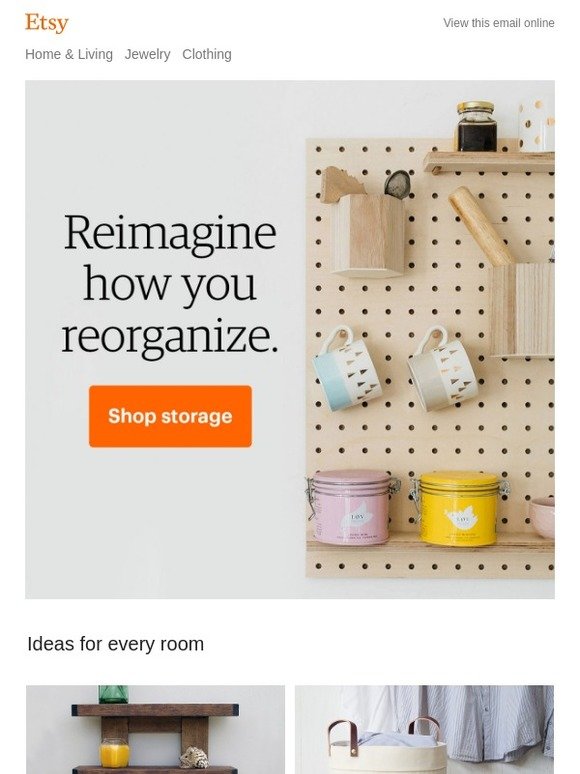 Etsy Unique organization solutions Milled