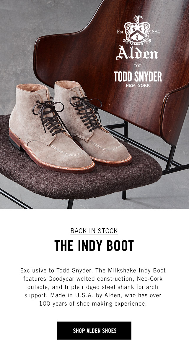 alden milkshake indy boot