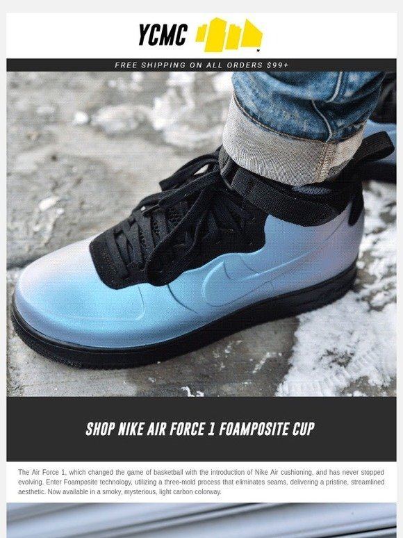 nike air force 1 foamposite cup light carbon