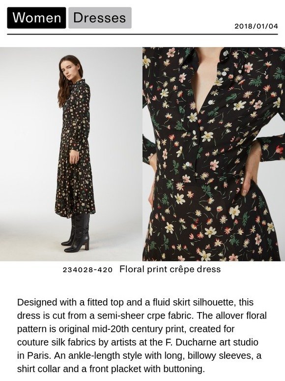 Arket: Back in stock: Floral print 