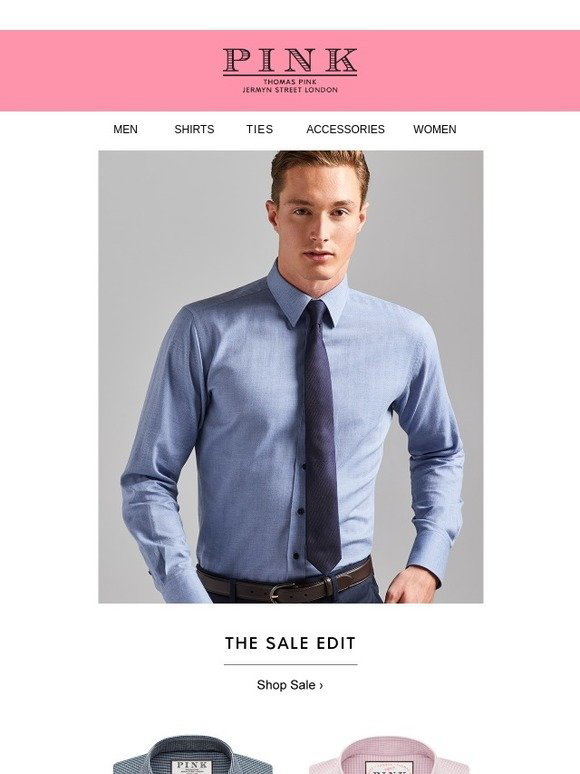 Thomas Pink Ties for Men for sale