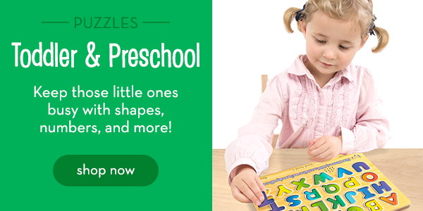 Toddler and Preschool Puzzles - Keep those little ones busy with shapes, numbers and more! Shop now.