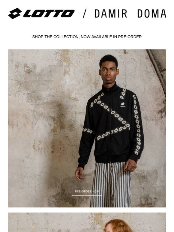 PRE-ORDER THE DAMIR DOMA / LOTTO SS18 COLLECTION