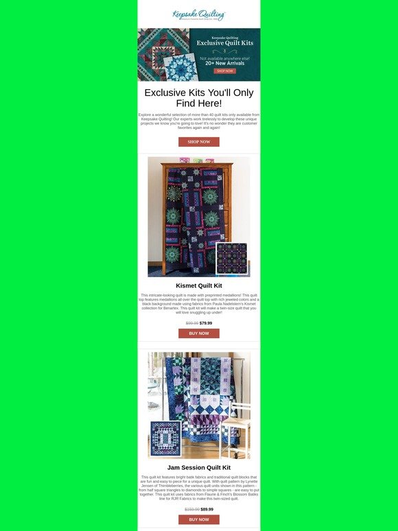 Keepsake Quilting Exclusive Keepsake Quilting Kits Shop Now! Milled