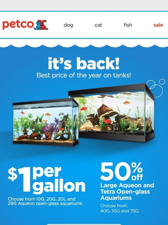 PETCO Dollar Per Gallon pricing is back! Milled