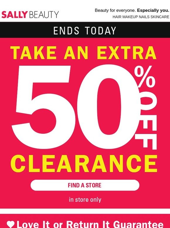 Sally Beauty Supply Final Hours Extra 50 Off Clearance! Milled