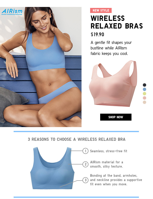 uniqlo relax wireless bra