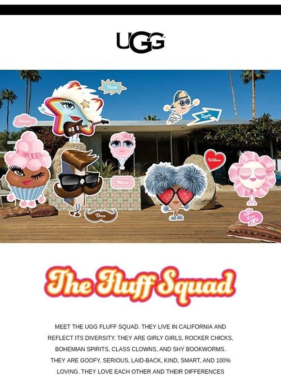 UGG Australia: Meet the UGG Fluff Squad 