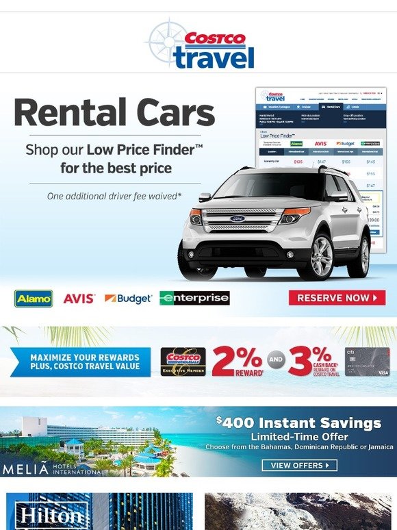 Costco Costco Value on Popular Vacations and More! Milled