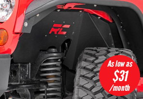 Rough Country Front and Rear Steel Inner Fender Liner Kit