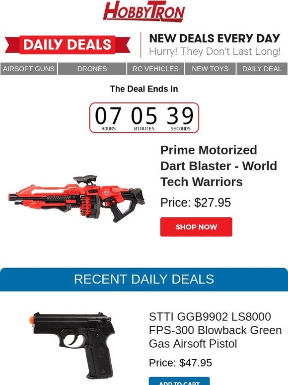 prime motorized dart blaster