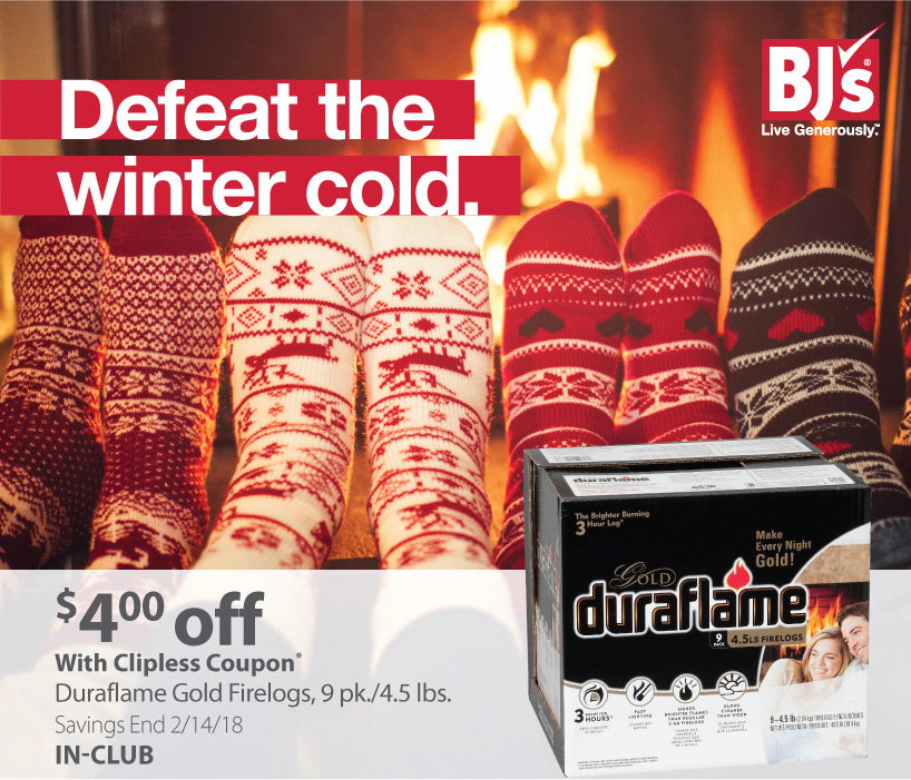 Save $4 duraflame Gold firelogs