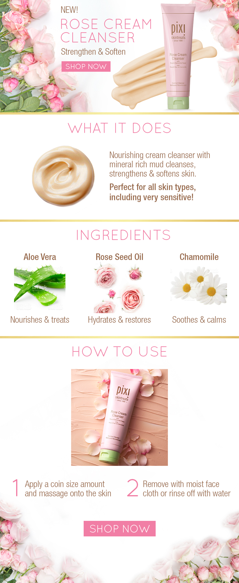 pixi cream cleanser