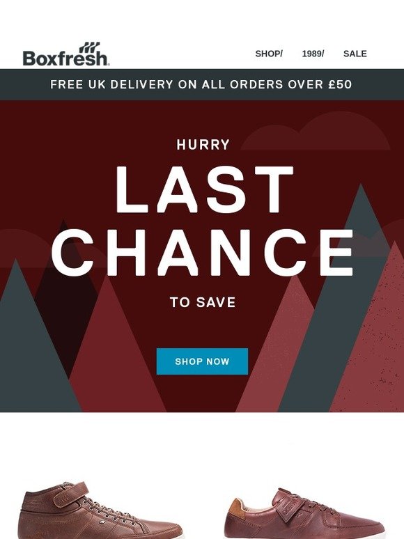 Hurry, Last Chance to Save!