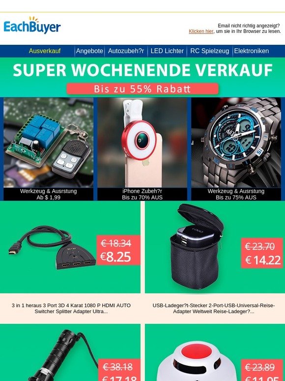 BEEINDRUCKEND ! SUPER WEEKEND VERKAUF BEGINNT