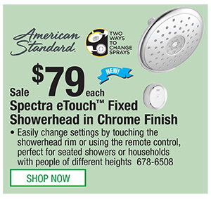 American Standard® Spectra eTouch™ Fixed Showerhead in Chrome Finish