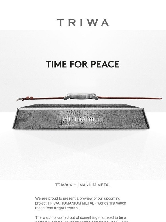 triwa time for peace