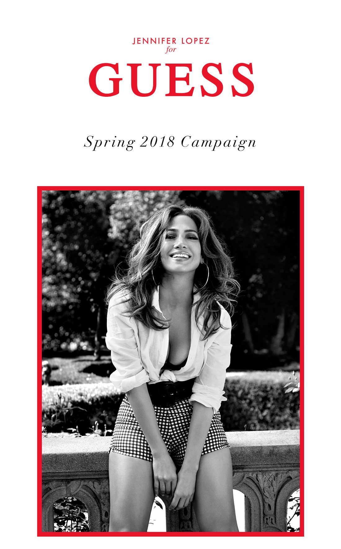 Meeting Seaside Banzai Guess: Jennifer Lopez for GUESS: the Collection is now available online |  Milled