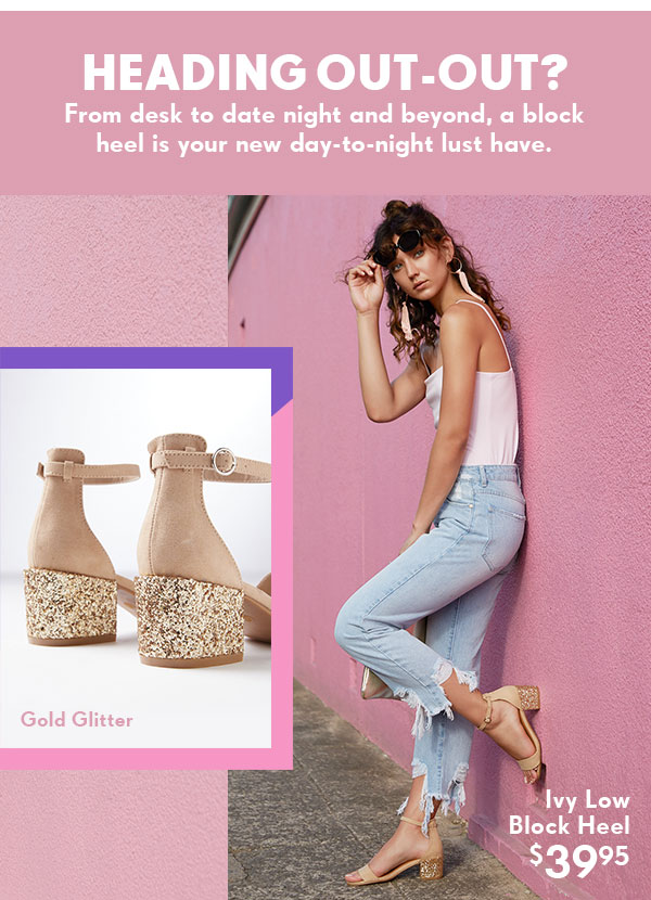 cotton on block heels