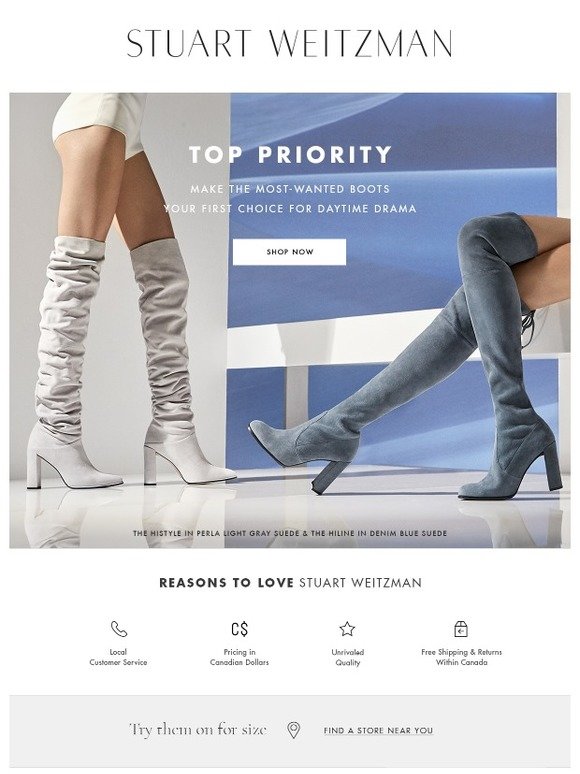 stuart weitzman boots canada