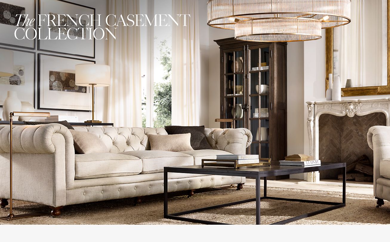 Restoration Hardware The French Casement Collection Featuring 18th C