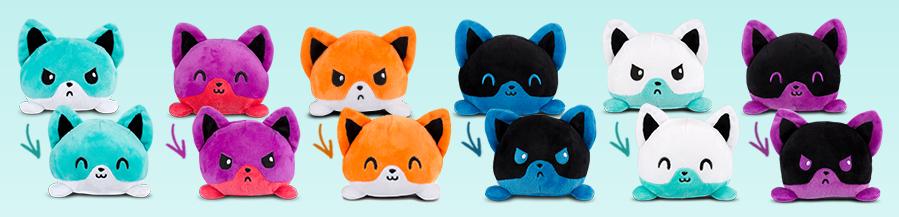 fox reversible plush