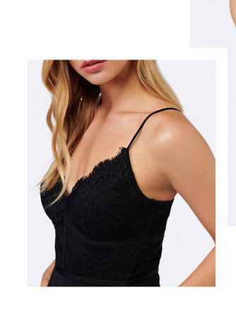 Celine Lace Bodice Jumpsuit