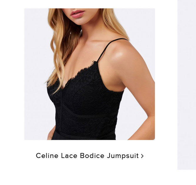 Celine Lace Bodice Jumpsuit
