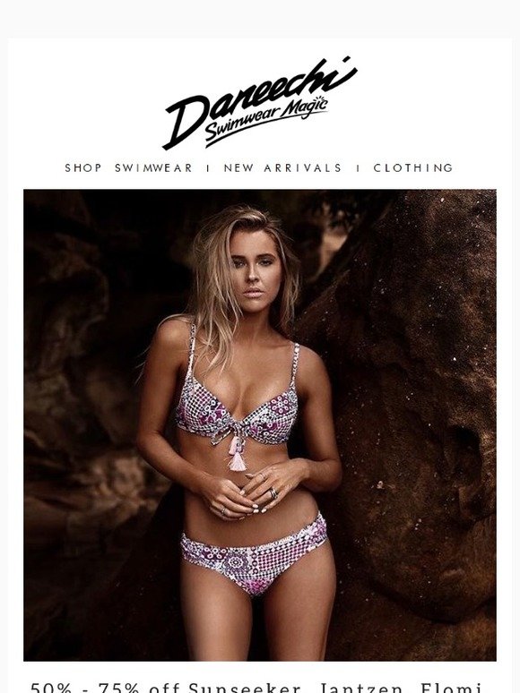 50% - 75% off Sunseeker, Funkita, Jantzen, Capriosca & Elomi!