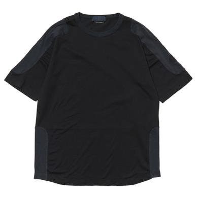 Stone Island  Stretch Mercerized Ghost Piece Garment Dyed T-Shirt Navy Blue