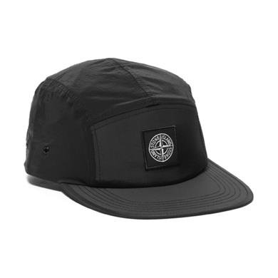 Stone Island  Nylon Metal Cap Black