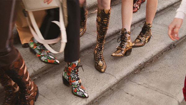 Chloe hotsell snake boots