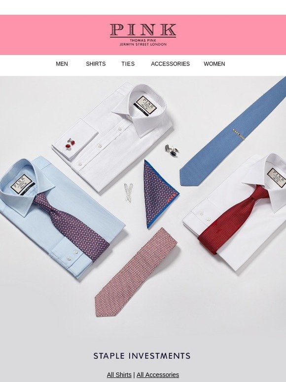 Thomas Pink: Tie not required, The Independent Shirt