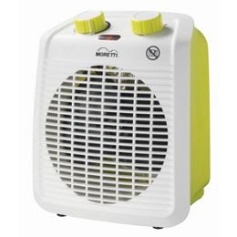 2kW Square Fan Heater Green 