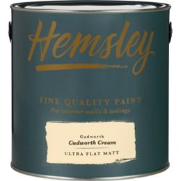 Hemsley Ultra Flat Matt Emulsion Paint Cudworth Cream 2.5L 