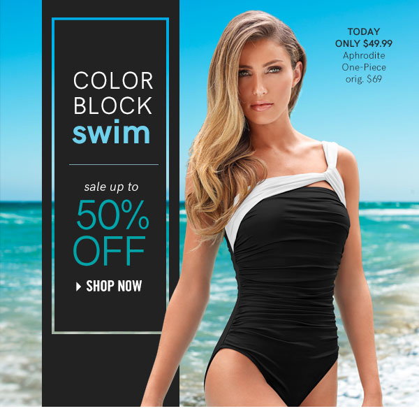 Trending: Color Block Swim Up To 50% Off - Shop now and find a new suit for a new season!