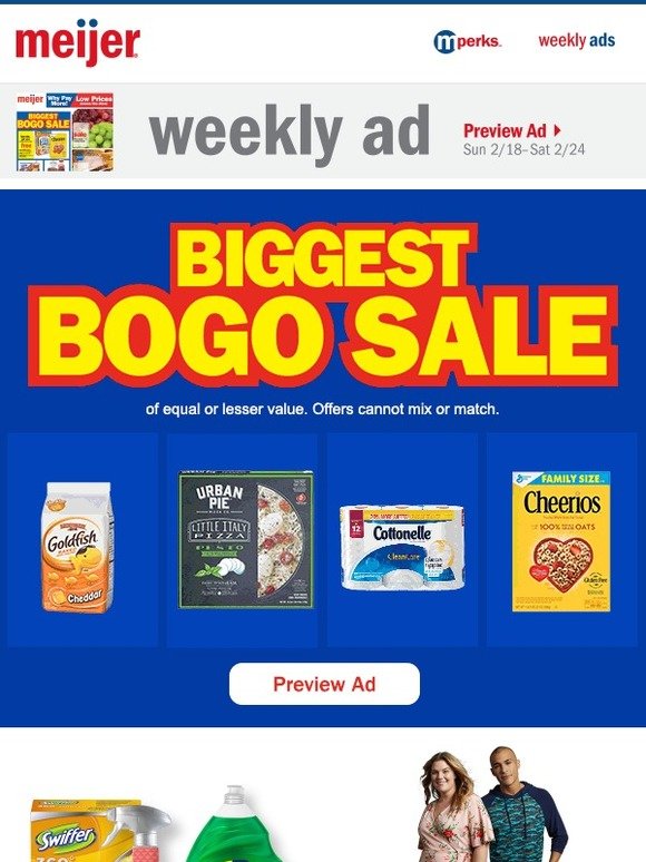 Meijer Biggest BOGO Sale + more deals Milled
