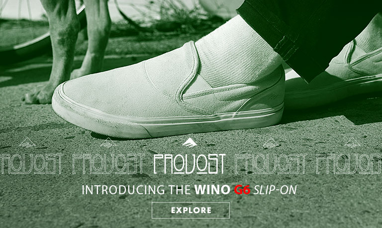 emerica wino g6 slip on green