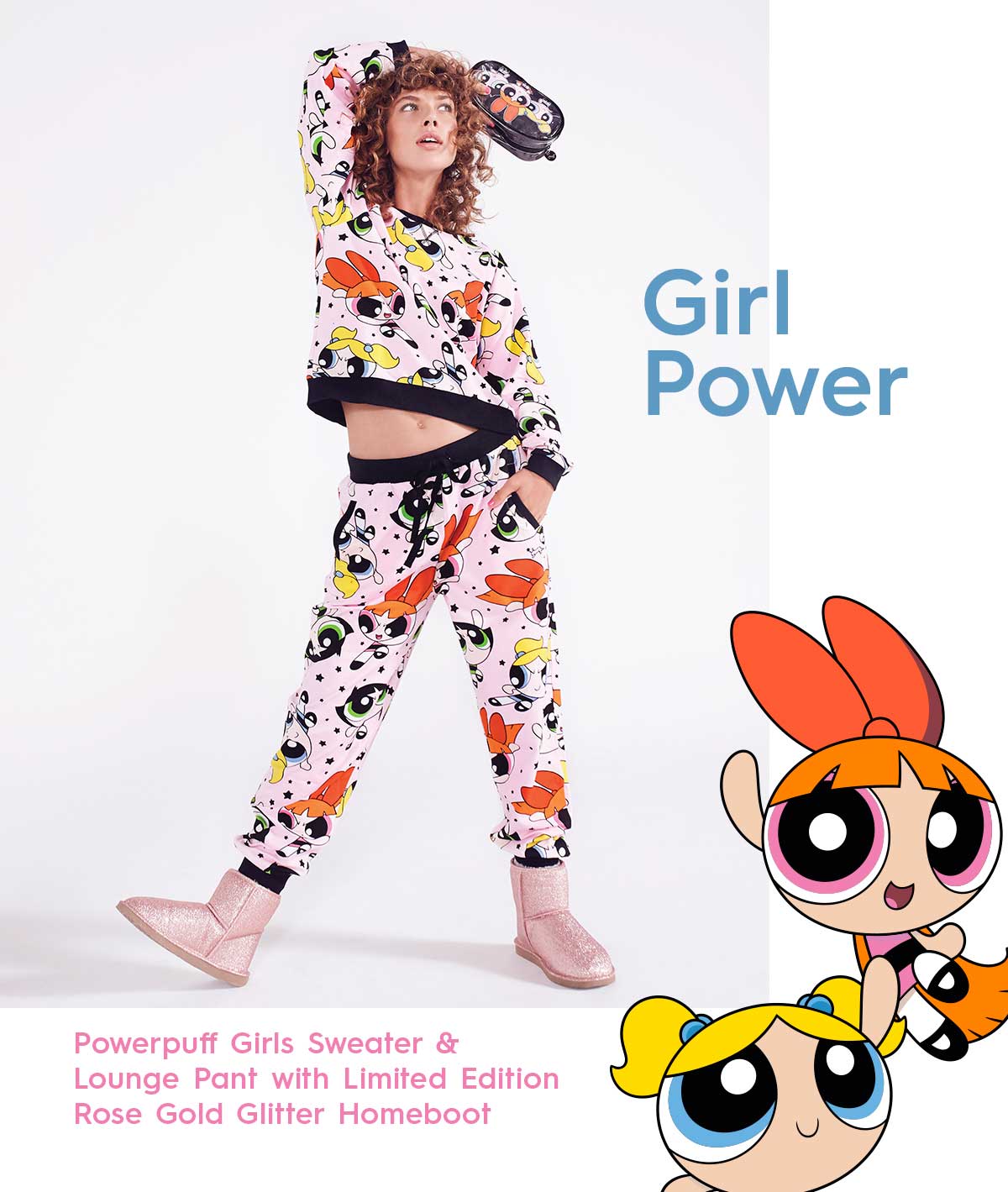 The Powerpuff Girls Stripe Pajama Pants