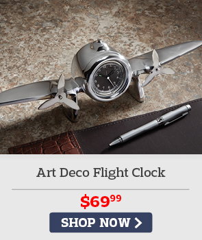 Art Deco Flight Clock