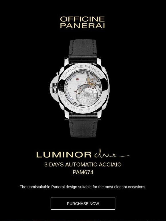 Luminor Due: Timeless design 