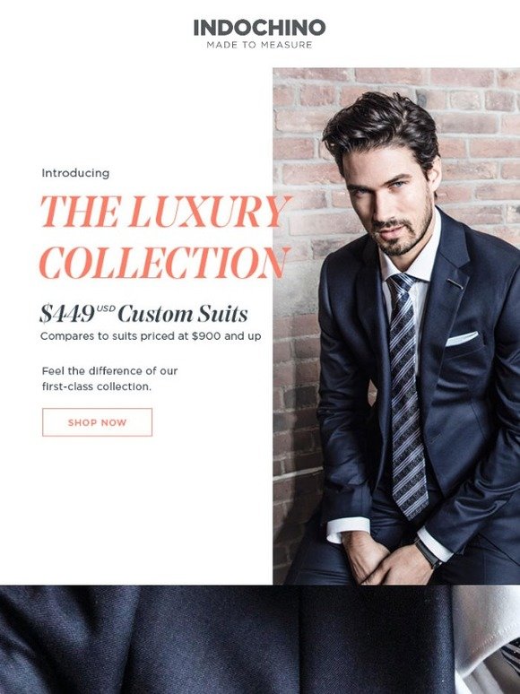 Indochino: Introducing: The Luxury Collection | Our finest fabrics ever ...