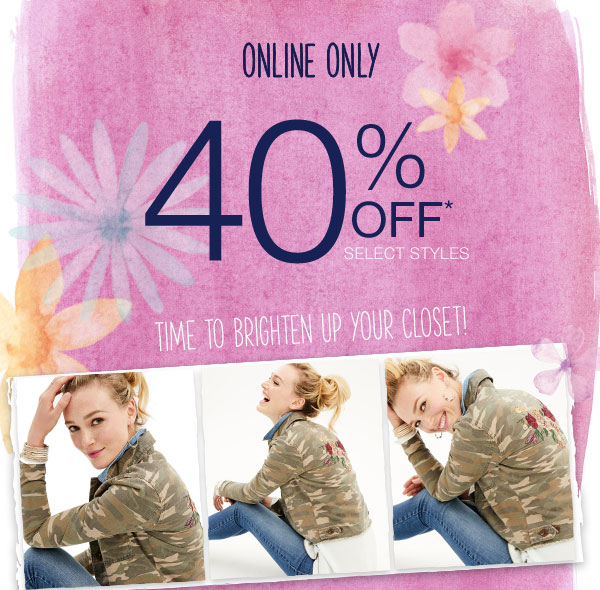 maurices Sun s out 40 off is on Milled