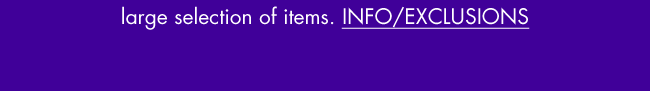 INFO/EXCLUSIONS