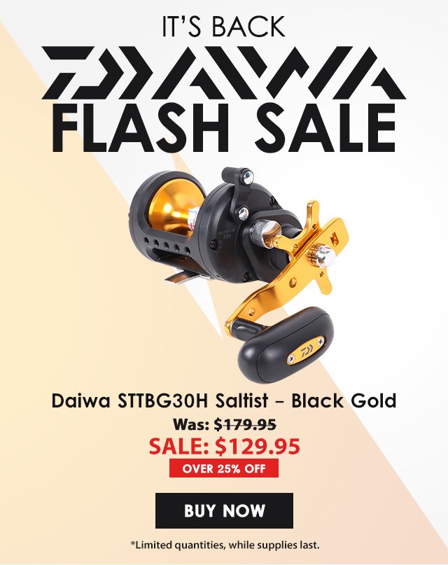 DAIWA Saltist STTBG50H Black Gold Conventional Reel