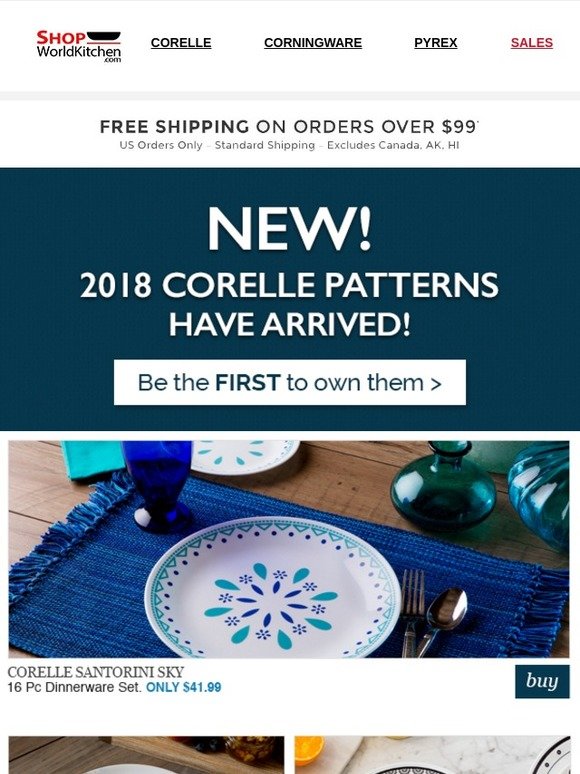 Corningware Corelle & More Outlets Just In New Corelle Designs Milled
