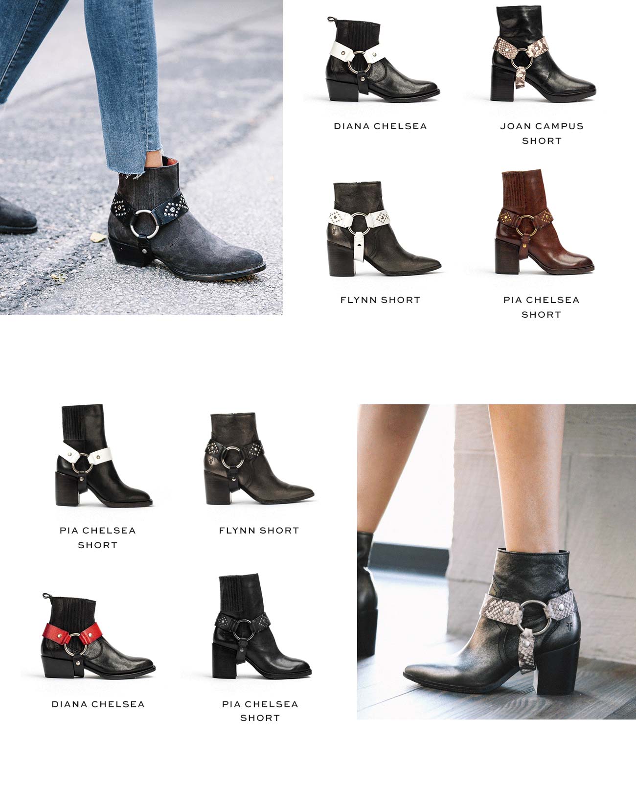 frye pia chelsea short boot