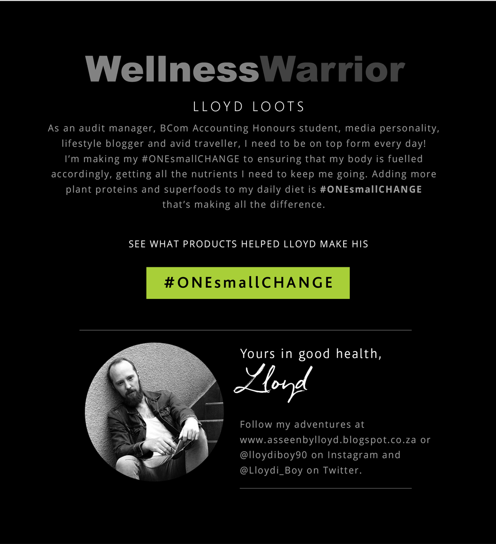 Wellness Warrior Lloyd Loots