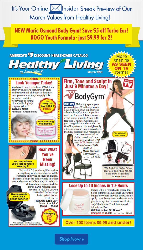 Marie osmond deals body gym